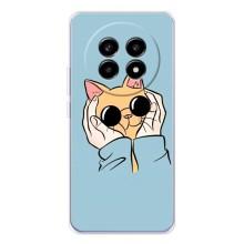 Чехол на Реалми 13 Про Плюс с Котами (VPrint) (Котик в очках)