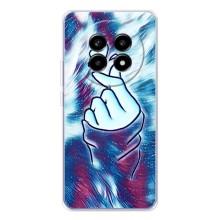 Чехол с принтом для Realme 13 Pro Plus (AlphaPrint - Знак сердечка)
