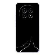 Чехол с картинками на черном фоне для Realme 13 Pro Plus – Дорога