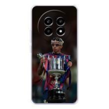 Чехол с футболистом Ламин Ямаль Realme 13 Pro Plus – Ямал с кубком