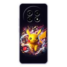 Чехол с Пикачу на Realme 13 Pro Plus – Пикачу с мячом
