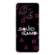 Чехол Гра в кальмара для Realme 13 Pro Plus – Логотип игры кальмара