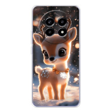 Яркий чехол для Realme 13 Pro Plus с Зимними Оленятами – Оленёнок