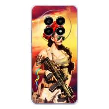 ЗСУ Чехлы (TPU) для Realme 13 Pro Plus – Женщина солдат