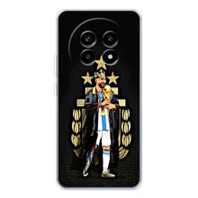 Чехлы для Realme 13 Pro (Leo чемпион) (AlphaPrint) (Месси Король)