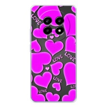 Чехлы для любимой на Реалми 13 Про (VPrint) (Pink hearts)