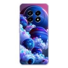 Чехлы КОСМОС для Realme 13 Pro – Синие планеты