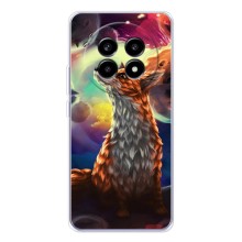Чехлы с картинкой Лисички для Realme 13 Pro (VPrint) (Лисица в космосе)
