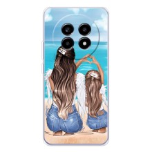Чехол с печатью для Realme 13 Pro - (Мама с ребенком) (AlphaPrint) (Мама с доченькой)