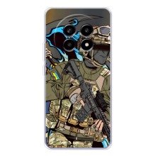 Чехлы с картинкой ЗСУ для Realme 13 Pro (AlphaPrint) (Воин ВСУ)