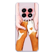 Чехлы с собаками для Realme 13 Pro (VPrint) (Любовь к собакам)