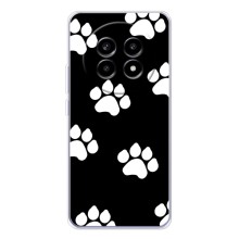 Чехлы с собаками для Realme 13 Pro (VPrint) (Следы собаки)
