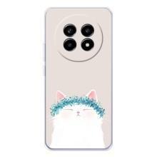 Чохол на тематику: Коти для Realme 13 Pro – Білий котик