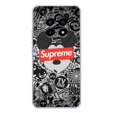 Чехол с Брендами одежды на Реалми 13 Про – Supreme Маус
