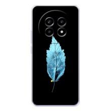 Чехол с картинками на черном фоне для Realme 13 Pro – Листочек