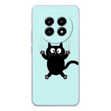 Чехол с принтом для Realme 13 Pro (AlphaPrint) Модные коты (Падающий кот)