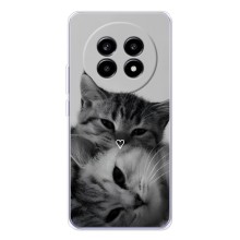 Чехол с рисунком кот на Realme 13 Pro (Пара котов)