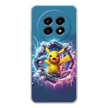 Чехол с Пикачу на Realme 13 Pro (Лого Пикачу)