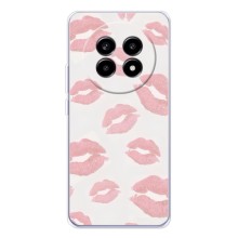 Чехол с розовым рисунком для Realme 13 Pro (Розовые губы)