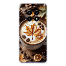 Чехол с уникальным дизайном «Осень с кофе» для Realme 13 Pro – Пряный кофе