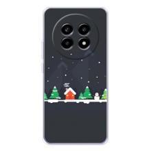 Силіконовий бампер на різдво для Realme 13 Pro (Місто зимове)