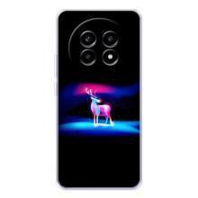 Силиконовый бампер с картинкой животных для Realme 13 Pro (Яркий олень)