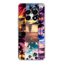 Силиконовый чехол с КАРТИНКАМИ лето для Realme 13 Pro (AlphaPrint) (Летний отпуск)