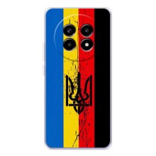 Украинские Чехлы для Realme 13 Pro с картинкой УПА (AlphaPrint) (Флаг УПА)