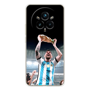 Чохли Лео Мессі Аргентина для Realme 14 Pro 5G – Щасливий Мессі