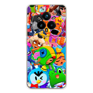Чехол для Realme 14 Pro 5G Бравл Старс (VPrint)