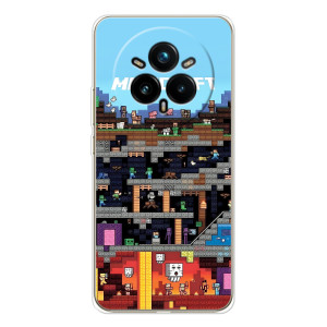 Чехол Майнкрафт на Realme 14 Pro 5G (AlphaPrint) Minecraft