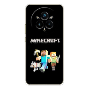 Чехол Майнкрафт на Realme 14 Pro 5G (AlphaPrint) Minecraft