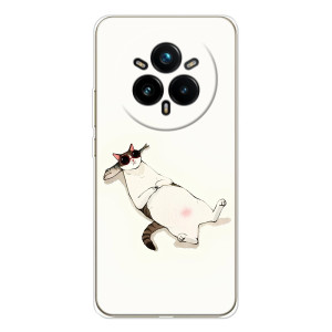 Чехол на тематику: Коты для Realme 14 Pro 5G (Отдых)