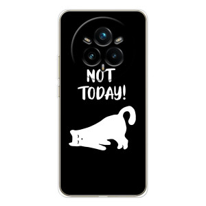 Бампер с изображением Котиков для Реалми 14 Про 5Джи (Not Today)