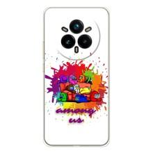 Чохли Амонг Ас для Realme 14 Pro 5G (AlphaPrint) (Яскравий АмонгАс)