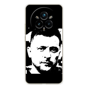 Чехол для Realme 14 Pro 5G (AlphaPrint - с принтом Зеленского)