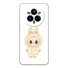 Чохол з принтом Лабубу для Realme 14 Pro 5G – Бежевий Лабубу