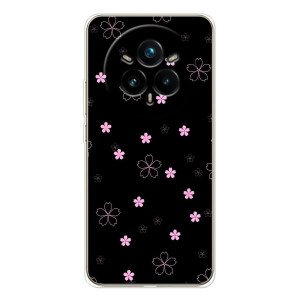 Чехол с розовым рисунком для Realme 14 Pro 5G