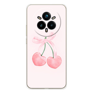 Чехол с розовым рисунком для Realme 14 Pro 5G