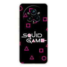 Чехол Гра в кальмара для Realme 14 Pro 5G – Логотип игры кальмара