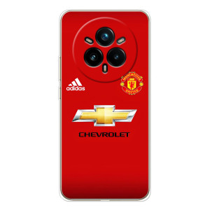 Силіконові Чохли з принтом Футбол на Realme 14 Pro 5G – Man United