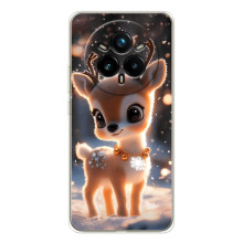 Яркий чехол для Realme 14 Pro 5G с Зимними Оленятами – Оленёнок
