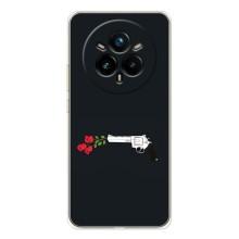 Чехлы (ART) Цветы на Realme 14 Pro Plus (VPrint) (Неожиданные цветы)