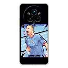 Чехлы с принтом для Realme 14 Pro Plus Футболист – гол Эрлинг Холланд