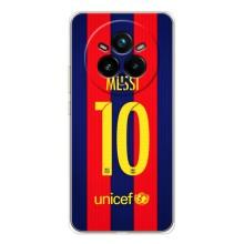 Чехлы Месси для Realme 14 Pro Plus (AlphaPrint) (Messi Barca 10)