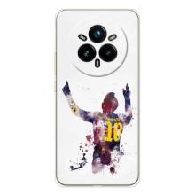 Чехлы Месси для Realme 14 Pro Plus (AlphaPrint) (Messi Barca)