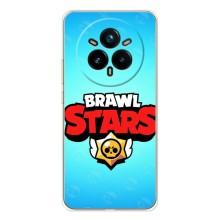 Чехлы Brawl Stars для Realme 14 Pro Plus (AlphaPrint) (Лого Бравл Старс)