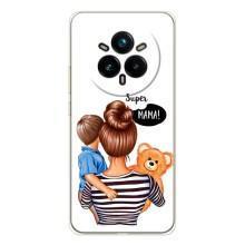 Чехол с печатью для Realme 14 Pro Plus - (Мама с ребенком) (AlphaPrint) (Мама с сыном)