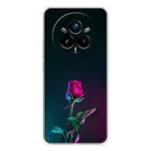 Чехлы с принтом Розочки для Realme 14 Pro Plus – Ночная роза