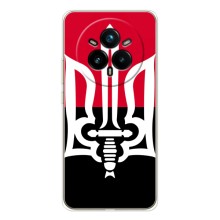 Чехлы УПА (Красно-Чёрный) на Realme 14 Pro Plus – Герб Украины